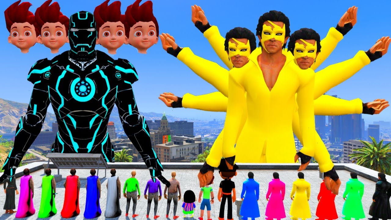 Giant Kicko Funny  Kicko And Little Singham In Gta 5 | Little Singham Save Kicko