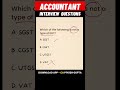 #Accountant #Interview Questions #Accounting Journal Entries #gst #taxation