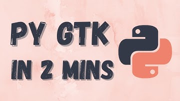 Python GUI In 2 Minutes