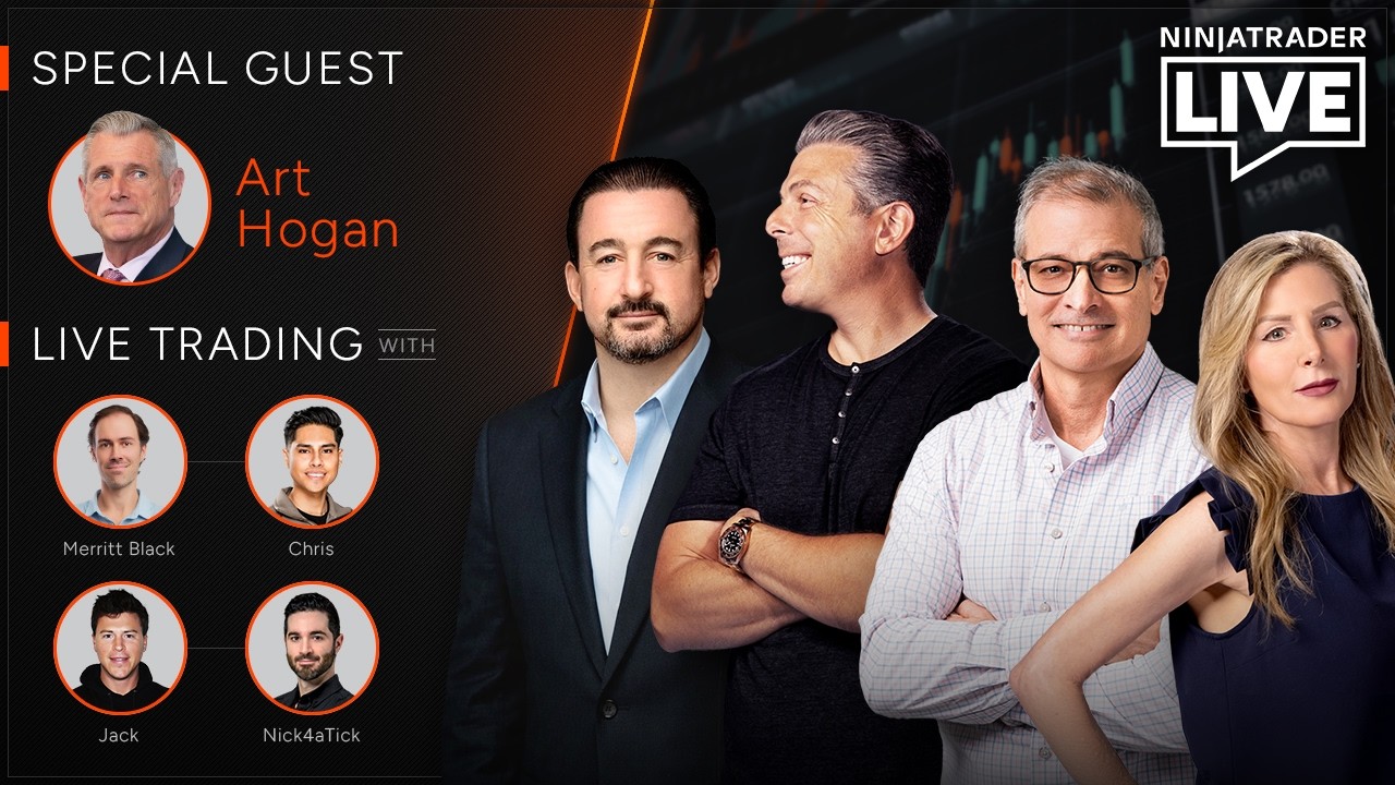 NinjaTrader Live | Trading + Analysis w/ Art Hogan, TTrades, Merritt + Chris, Nick + Jack (3/3/26)