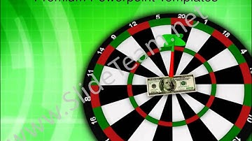 Dollar Accurate Dart Strategy PowerPoint Templates ppt Themes 1012 Slides Backgrounds