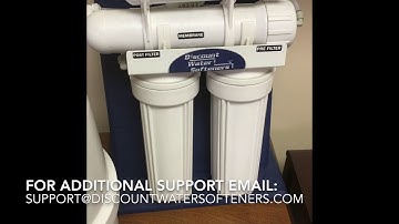 Reverse Osmosis Installation Video - Discount Water Softeners