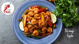 Shrimp Fajita - One pot recipe | Easy Dinner recipe | ASMR Cooking
