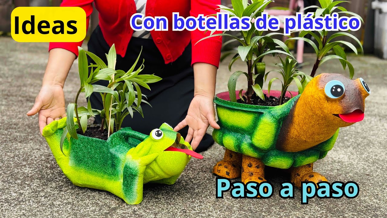 Ideas para tu patio o jardín || Macetero Rana