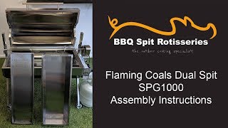 flaming coals rotisserie