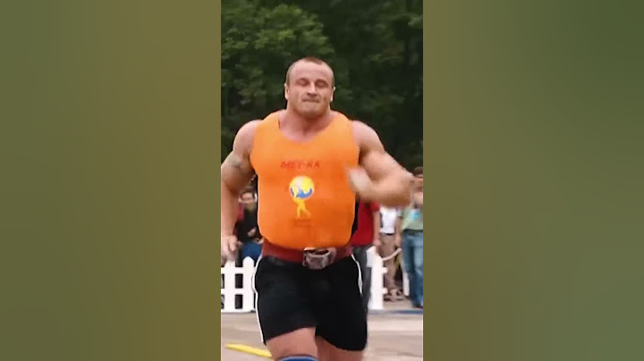 There’s fast, and then there’s Mariusz Pudzianowksi.