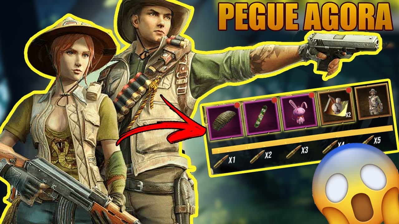 COMO PEGAR DE GRAÇA SKIN AVENTUREIRO NO NOVO EVENTO DO FREE FIRE ...