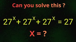 Nice Exponent Math Problem | Can you solve this ?