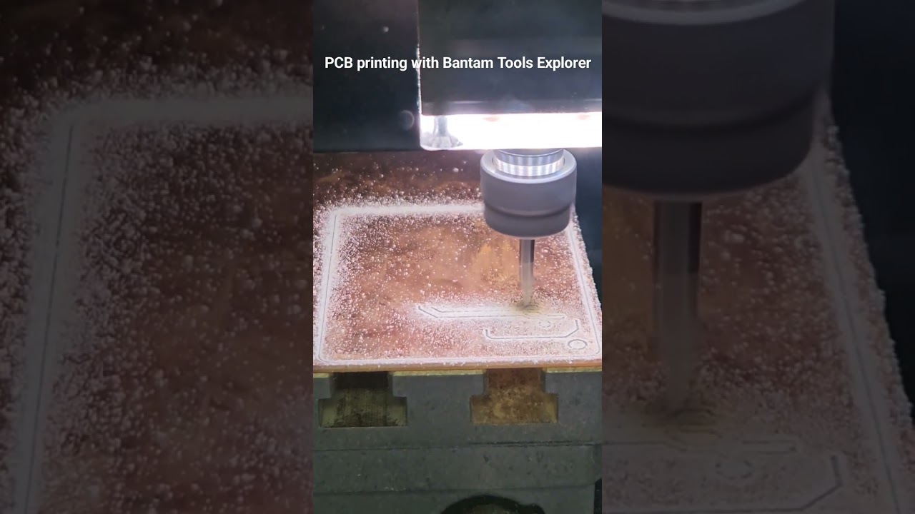 PCB printing with Bantam Tools Explorer