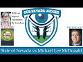 The State of Nevada vs Michael Lee McDonald, March 9, 2020