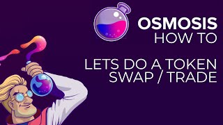 Osmosis DEX - How to swap / trade tokens