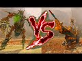 Necrofex colossus vs land ship total war warhammer 3