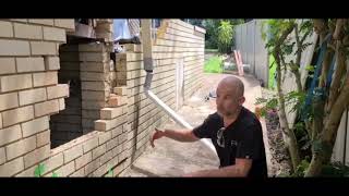 Poor drainage causes subsidence and is rectified by Raise and Relevel