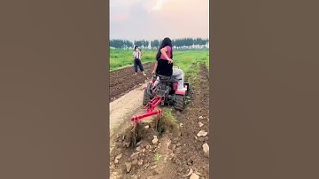 Multifunctional crawler rotary tiller#four-wheel drive micro tillage machine#farmerGood