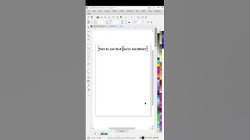 How to use Text Tool in CorelDraw || Part 37 #coreldraw #shortsvideo #shorts #viral #foryou