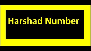 Harshad Number Program..