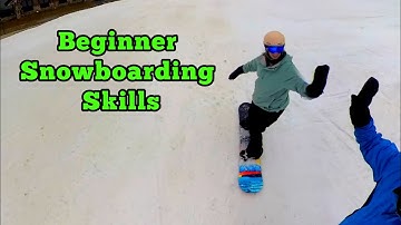 Beginner Snowboard Progression | C turns, falling lead, S turns