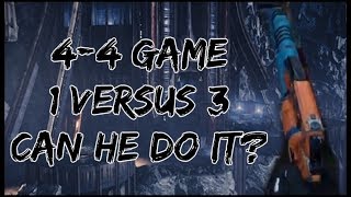 4-4 Game | Clutch God Ends Up In 1v3 | CAN HE DO IT