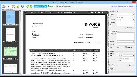 Scan invoices and receipts into Xero