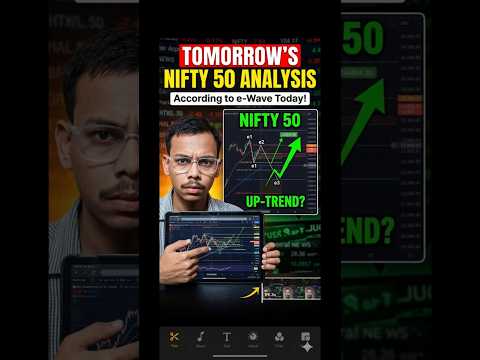 Thumbnail for "Nifty 50 Prediction: Is a Big Crash Coming? 📉 | Elliott Wave Analysis" ll Mindset Trade md7 ll