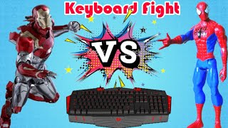 Ironman  Vs Spiderman Keyboard Fight ⌨️⌨️⌨️⌨️⌨️ : Stickman Fight Battle [Gameplay - 5] screenshot 2