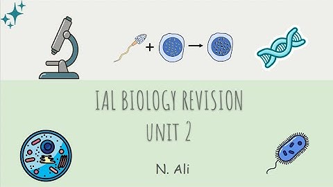 IAL edexcel biology- unit 2 last minute revision & past papers