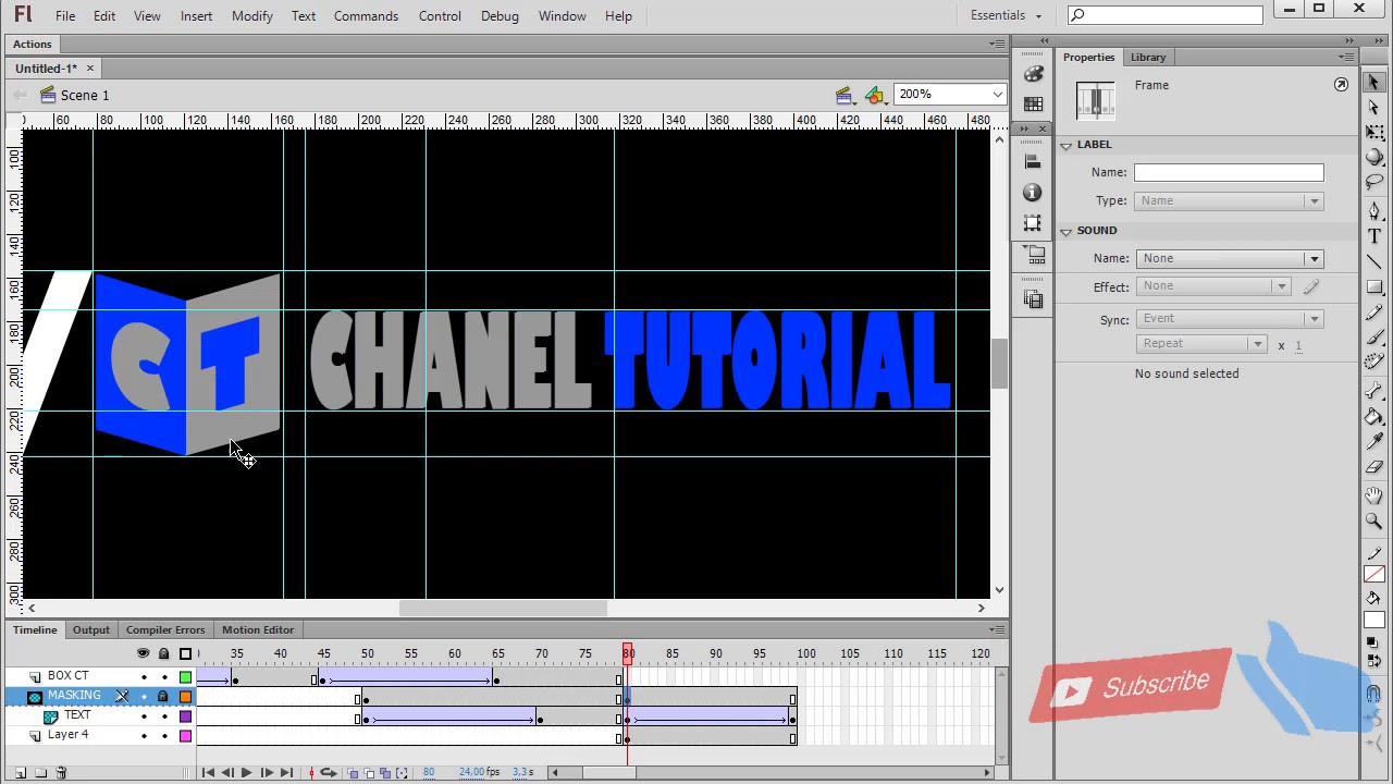 Tutorial Adobe Flash Membuat Opening Intro Cinematic - YouTube