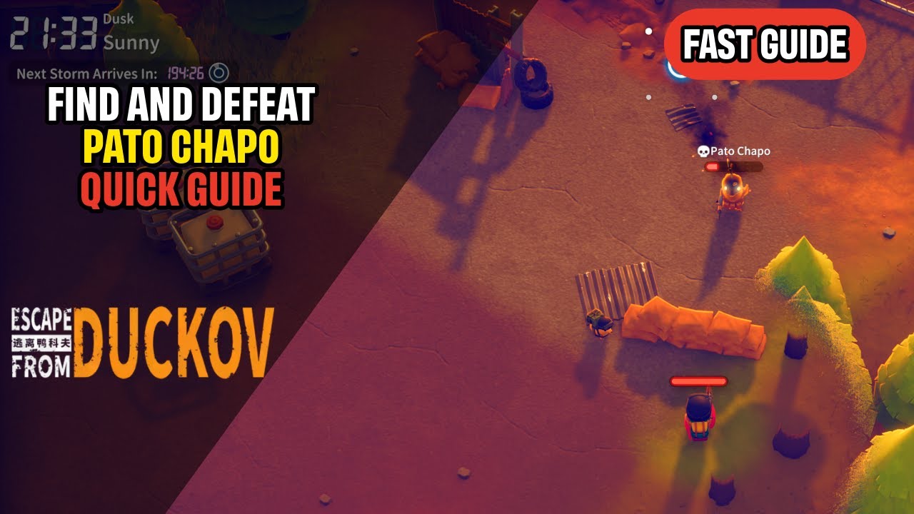 Краткое руководство по поиску и победе над Пато Чапо. Побег из Дакова.