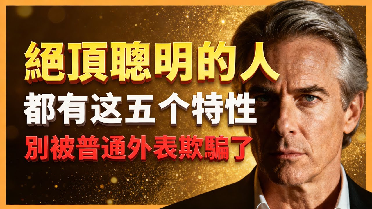 是你吗？聪明至極的人，都有这五个特性，#人生智慧 #心理學 #人性 #思維模式 #成功哲理