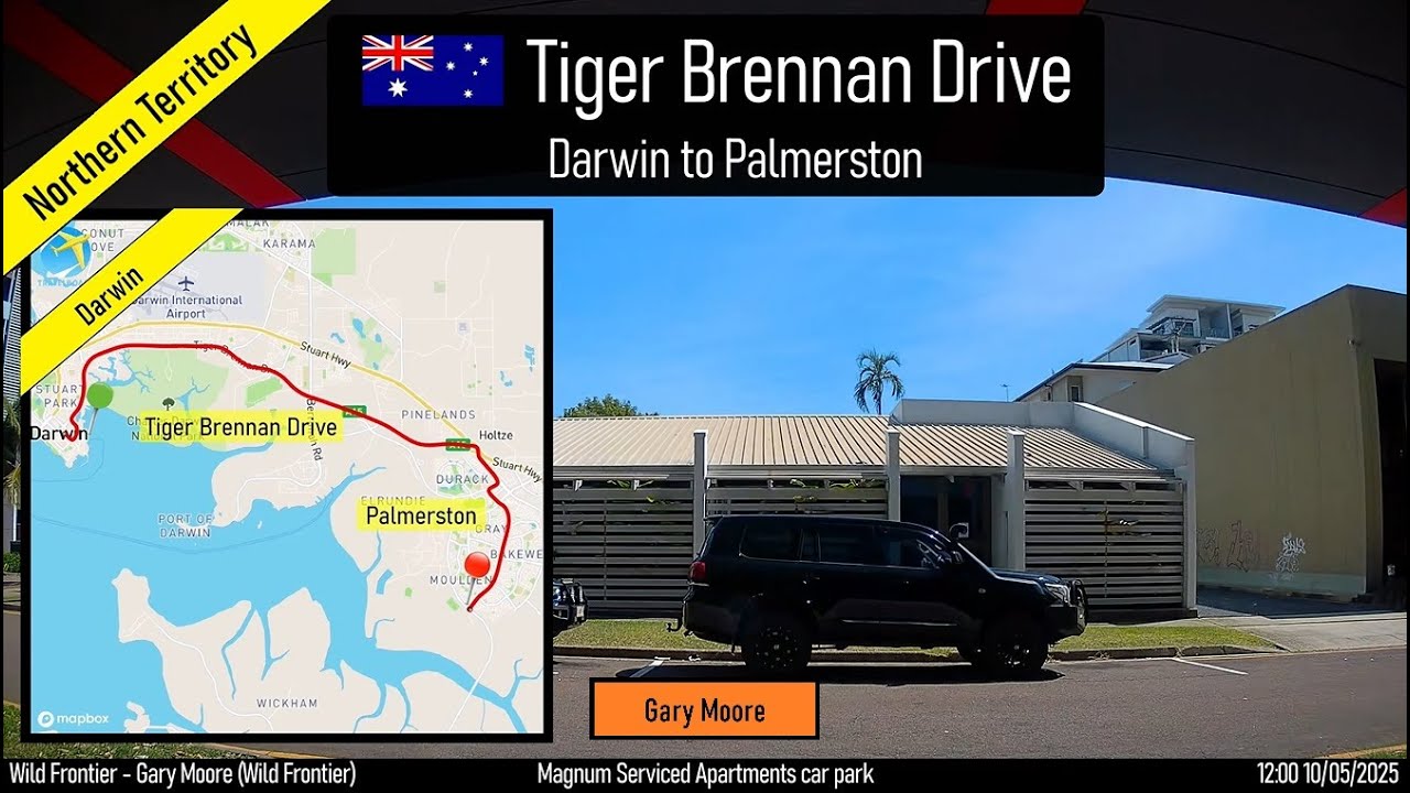 ♪ Tiger Brennan Drive from Darwin City to Palmerston, Northern Territory, Australia