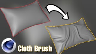 Cinema 4D Cloth Brush Tutorial screenshot 2