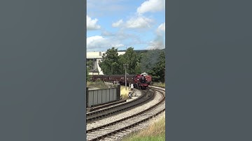 41241 LMS Ivatt Class 2MT 2-6-2T leaves Keighley #shorts