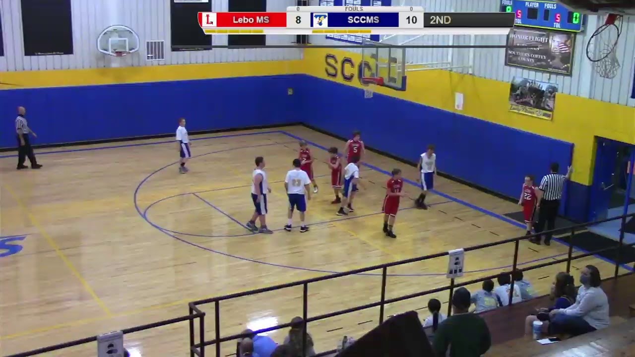 Lebo MS vs. SCCMS Basketball Boys YouTube