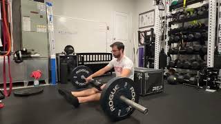 Barbell Hip Thrust - Split Stance Profile