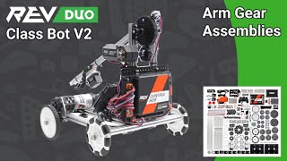 REV DUO Class Bot V2 - Arm Gear Assemblies
