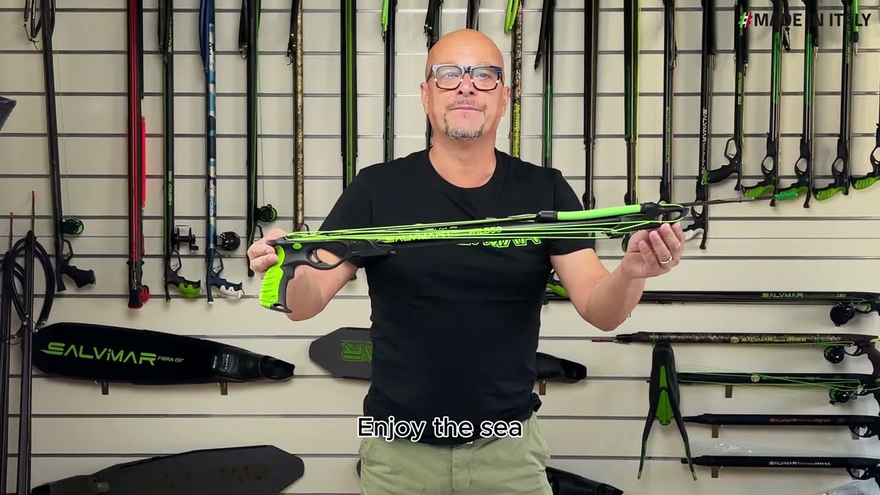 Salvimar - Allestimento WILD PRO senza mulinello - How to set up the WILD PRO without the reel.