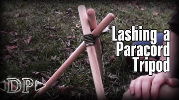 Lashing a Paracord Tripod - DIY Outdoor Skill