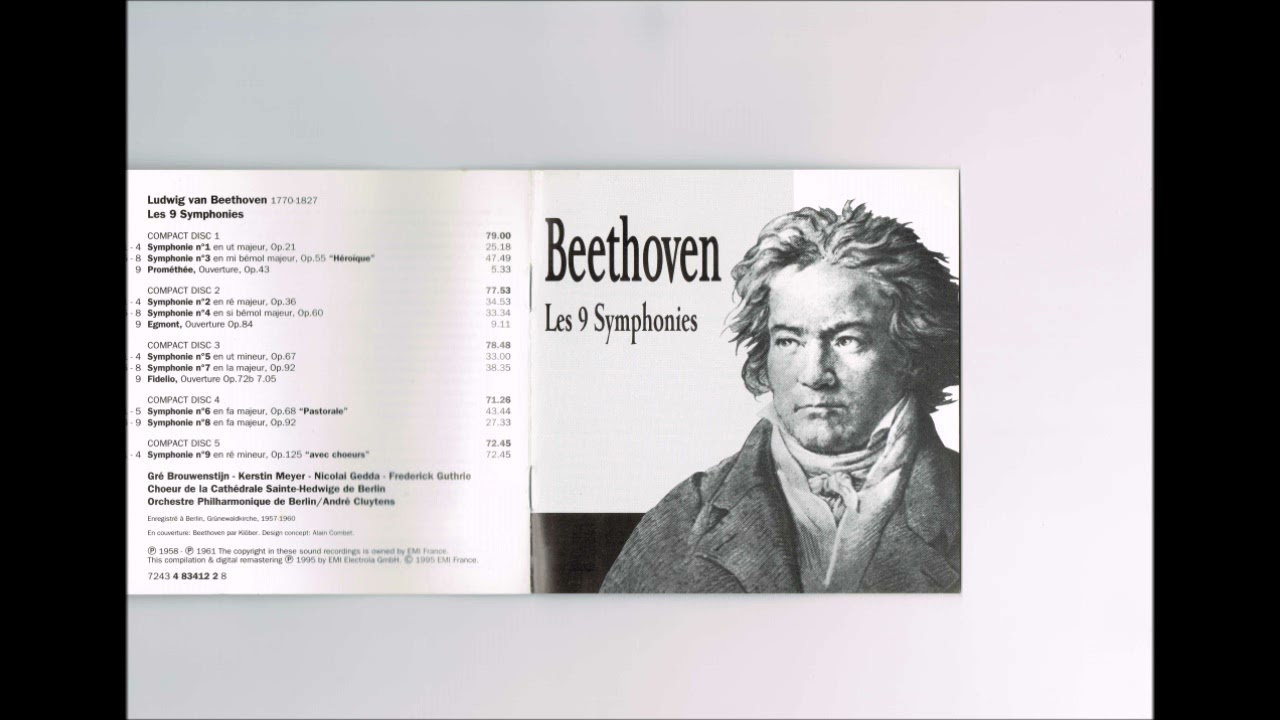 Beethoven - Symphony No.9 “Choral” Cluytens Berliner - YouTube