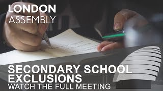 Secondary School Exclusions