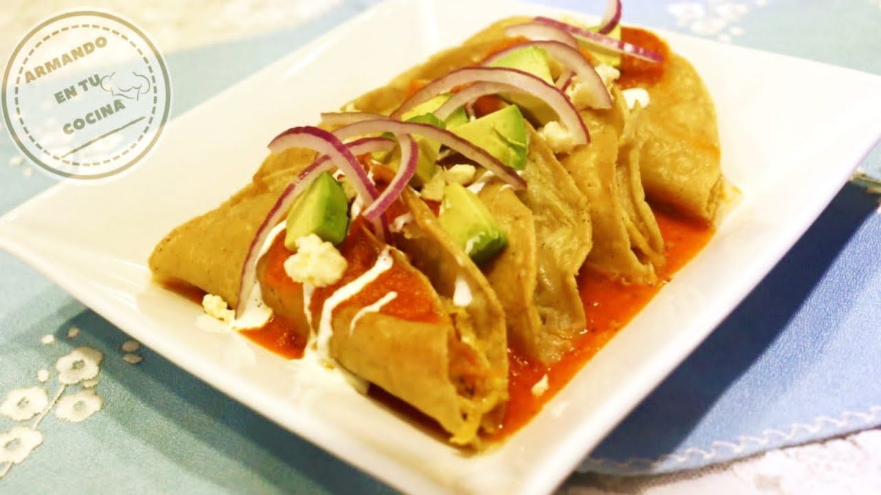 Tacos Ahogados De Pollo YouTube