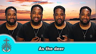 As the deer