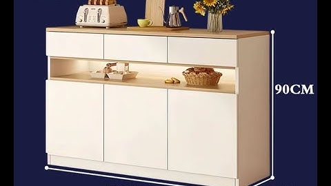 Tủ đựng đồ đa năng, Tủ bếp, thiết kế mới có thêm khoảng hở  2X Decor- 2X326 - SIZE 120