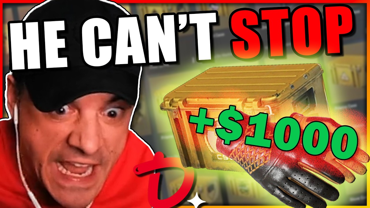 Dan Gheesling is ACTUALLY ADDICTED to opening CSGO cases