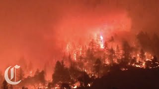 Glass Fire Destroys Homes and Wineries in St. Helena