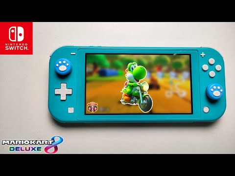 Yoshi Mario Kart 8 Deluxe On Nintendo Switch Lite - YouTube