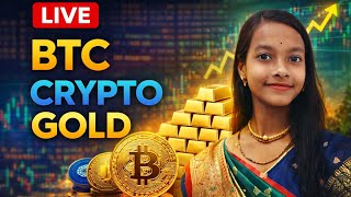 BTC live trading 📈 crypto live trading 📈 education purpose