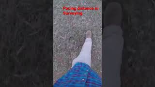 Survey 101. How to pace off distance in Surveying