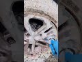 #ASMR wheel cleaning