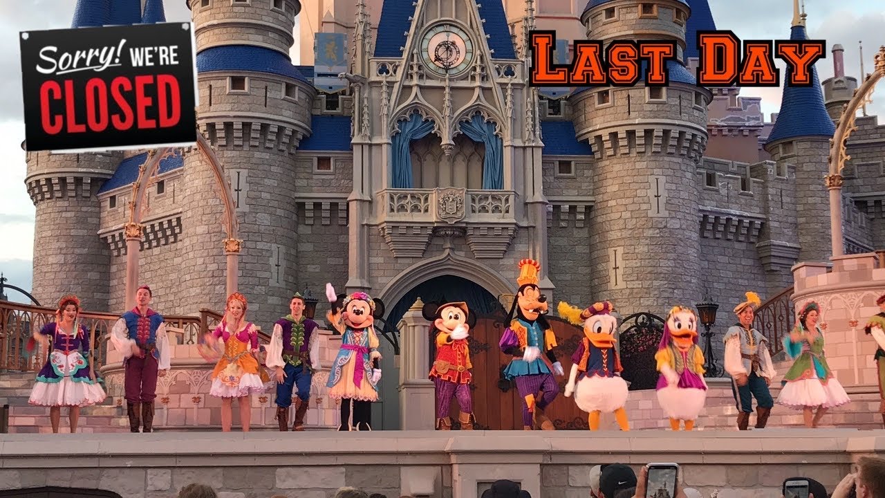 Last Day at Disney’s Magic Kingdom! Closing Due to Coronavirue. (COVID