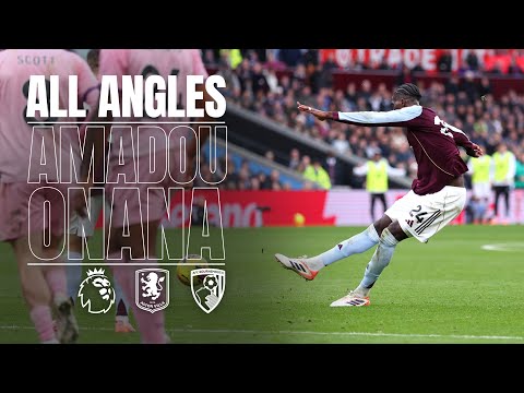 ALL ANGLES | Amadou Onana vs AFC Bournemouth